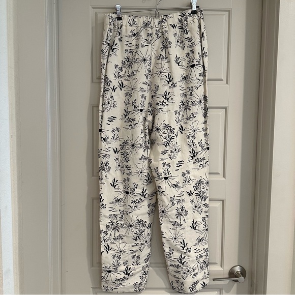 Free People This Is‎ Love Linen Beach Print Pants Size Small - Picture 1 of 10